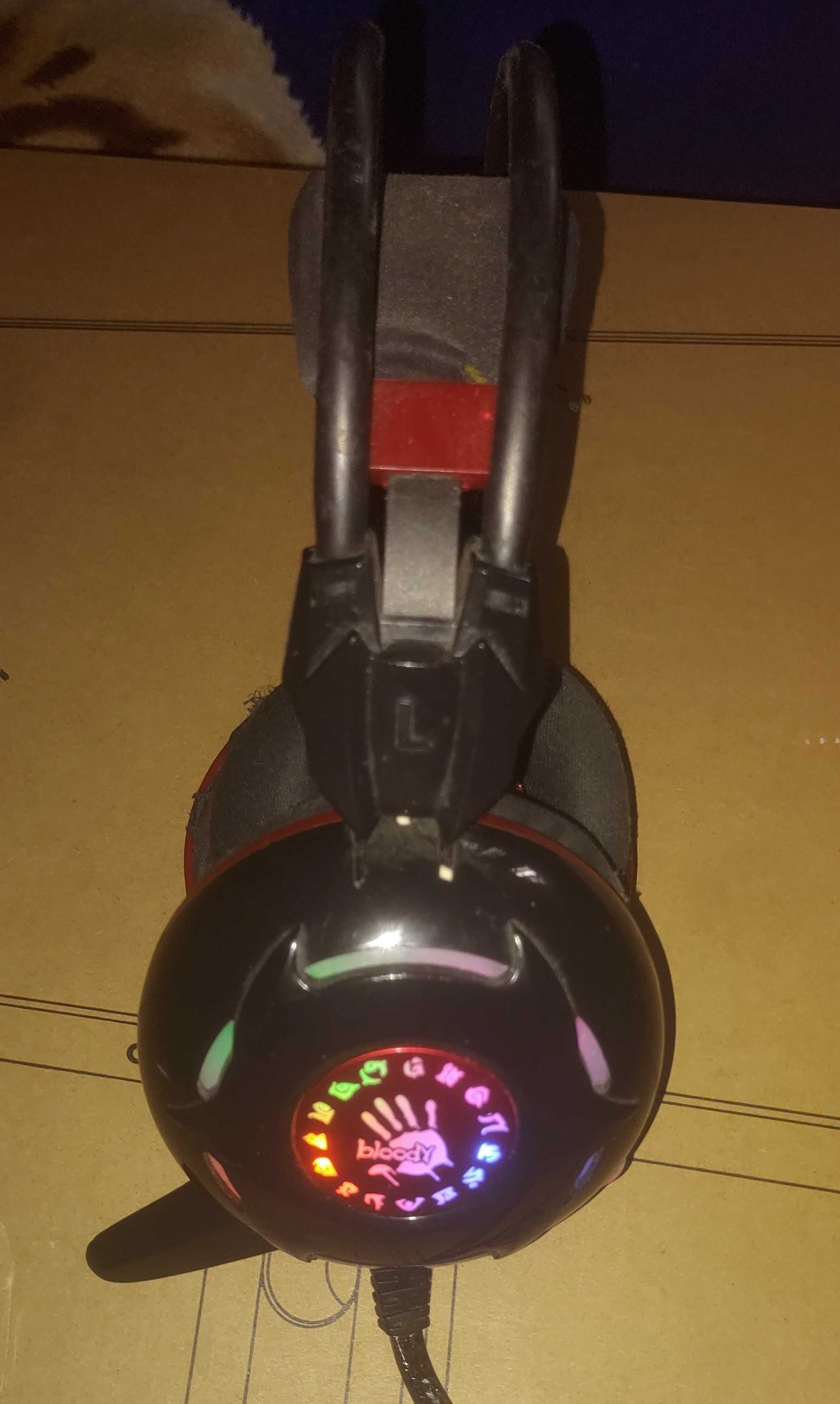 Навушники Bloody G300 Black/Red