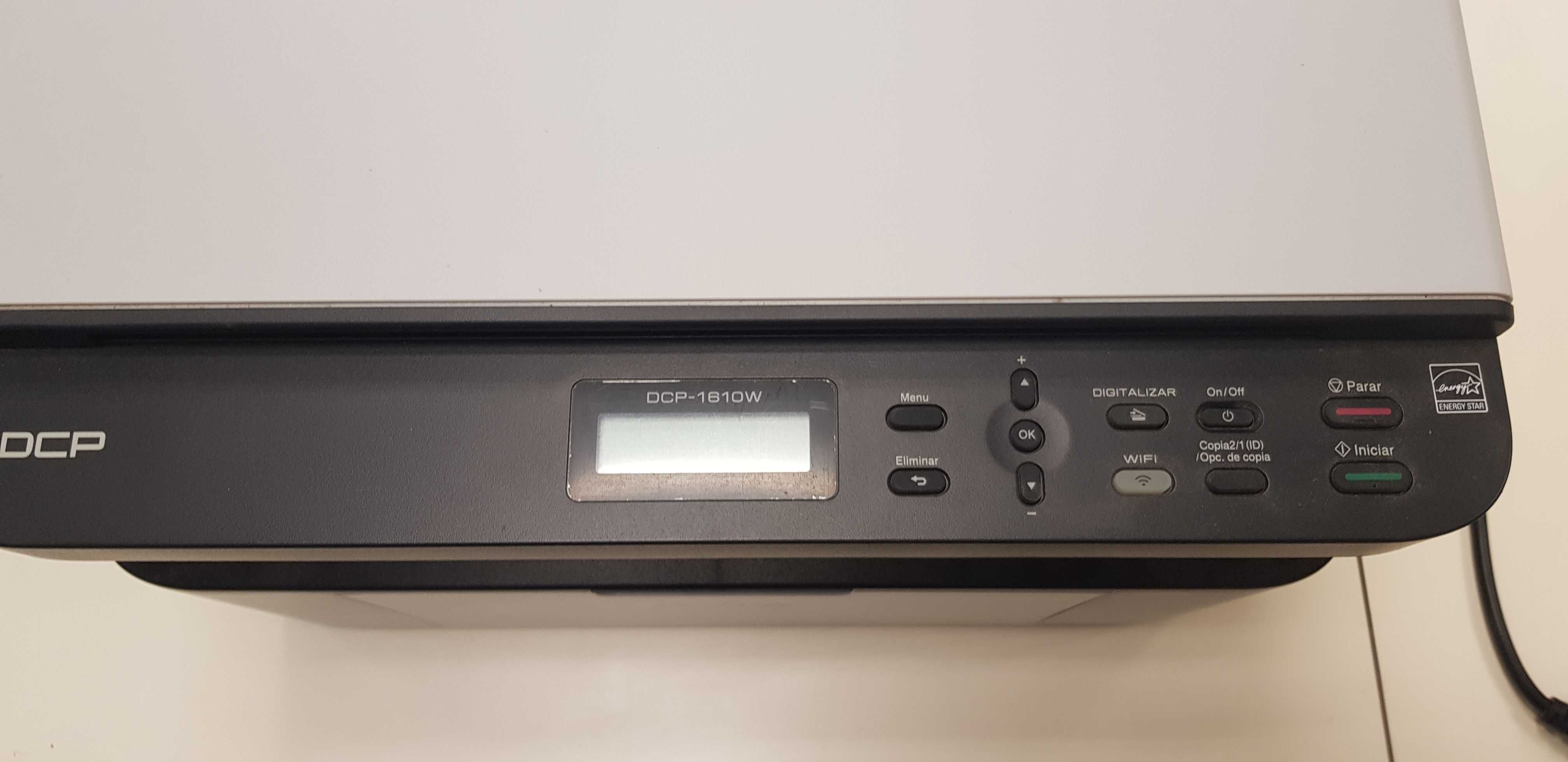 Impressora Brother Laser Mono DCP-1610W - Multifunções Wi-Fi