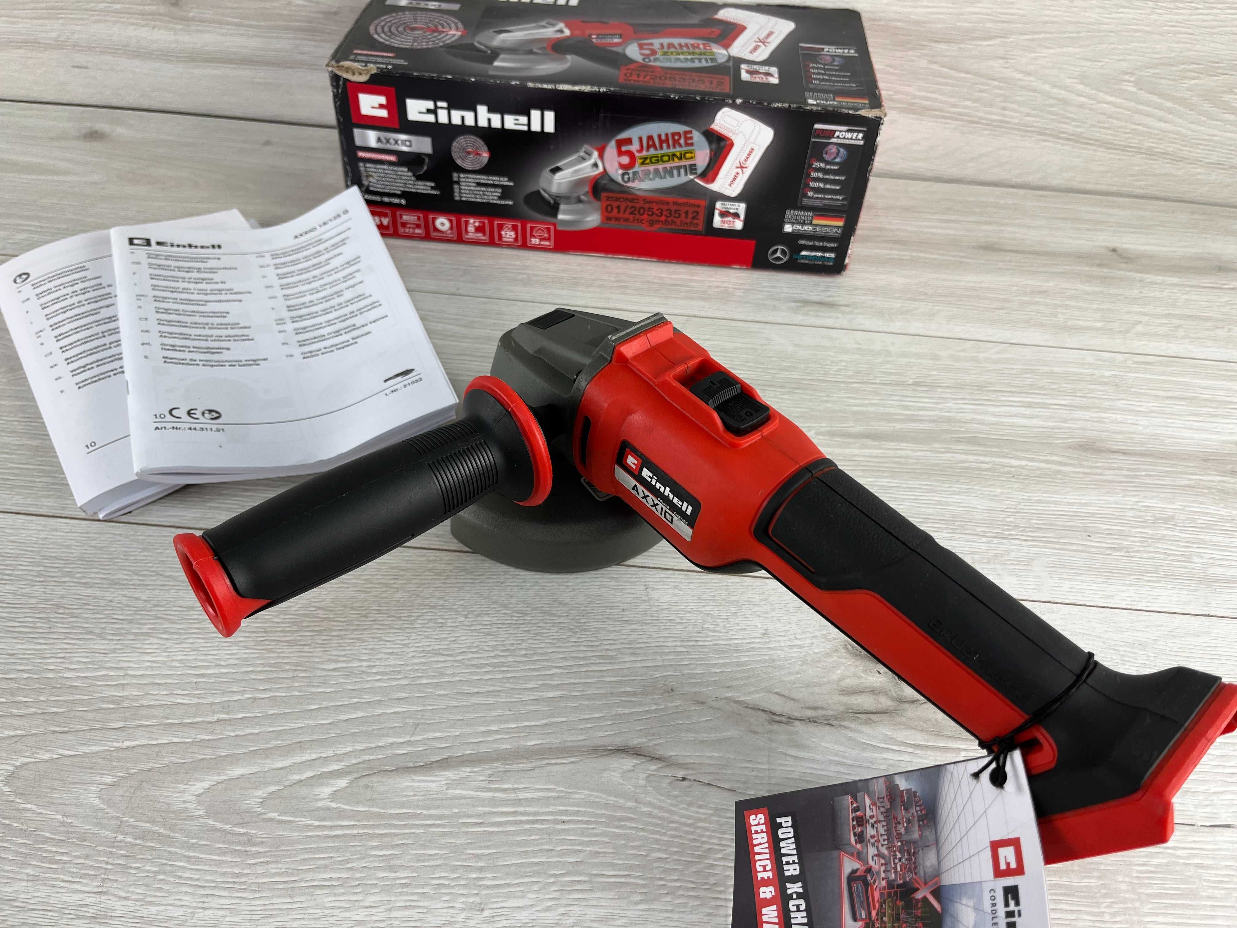 Акумуляторна болгарка einhell  18V 125мм круг