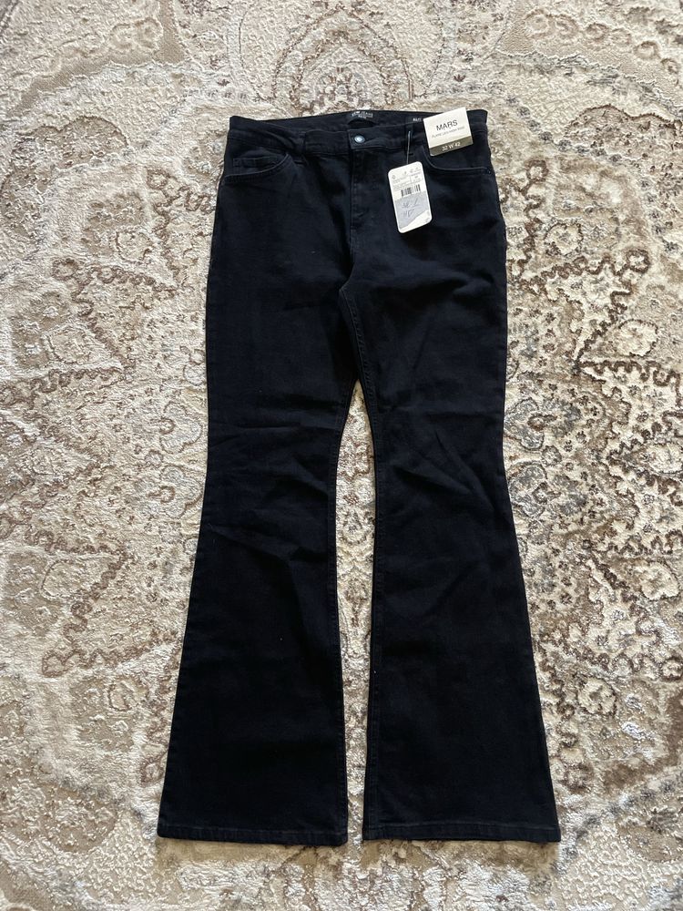 Flared jeans джинсы клеш черные серые drill drip