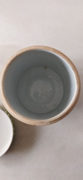 Caixa de chá chinesa porcelana e cerâmica