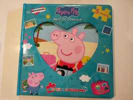 Książka z puzzlami Peppa pog świnka Peppa