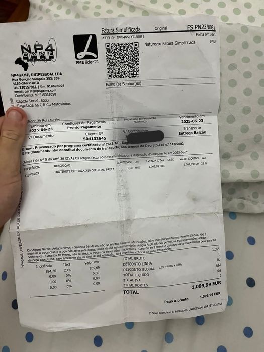 Trotinete elétrica X10 OFF-ROAD