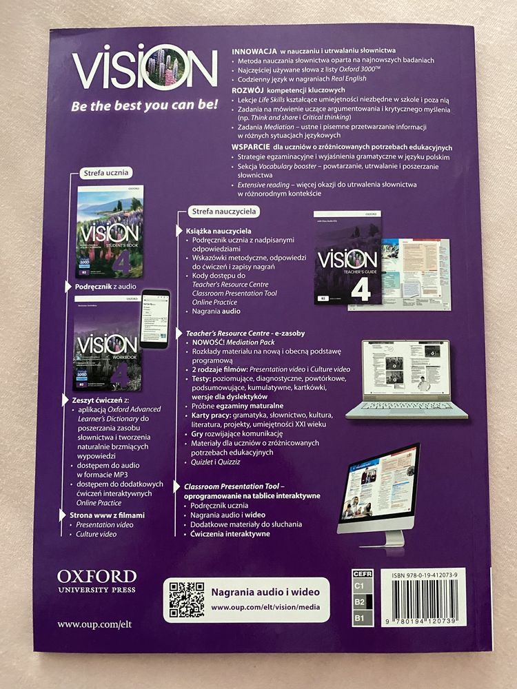 VISION 4 workbook