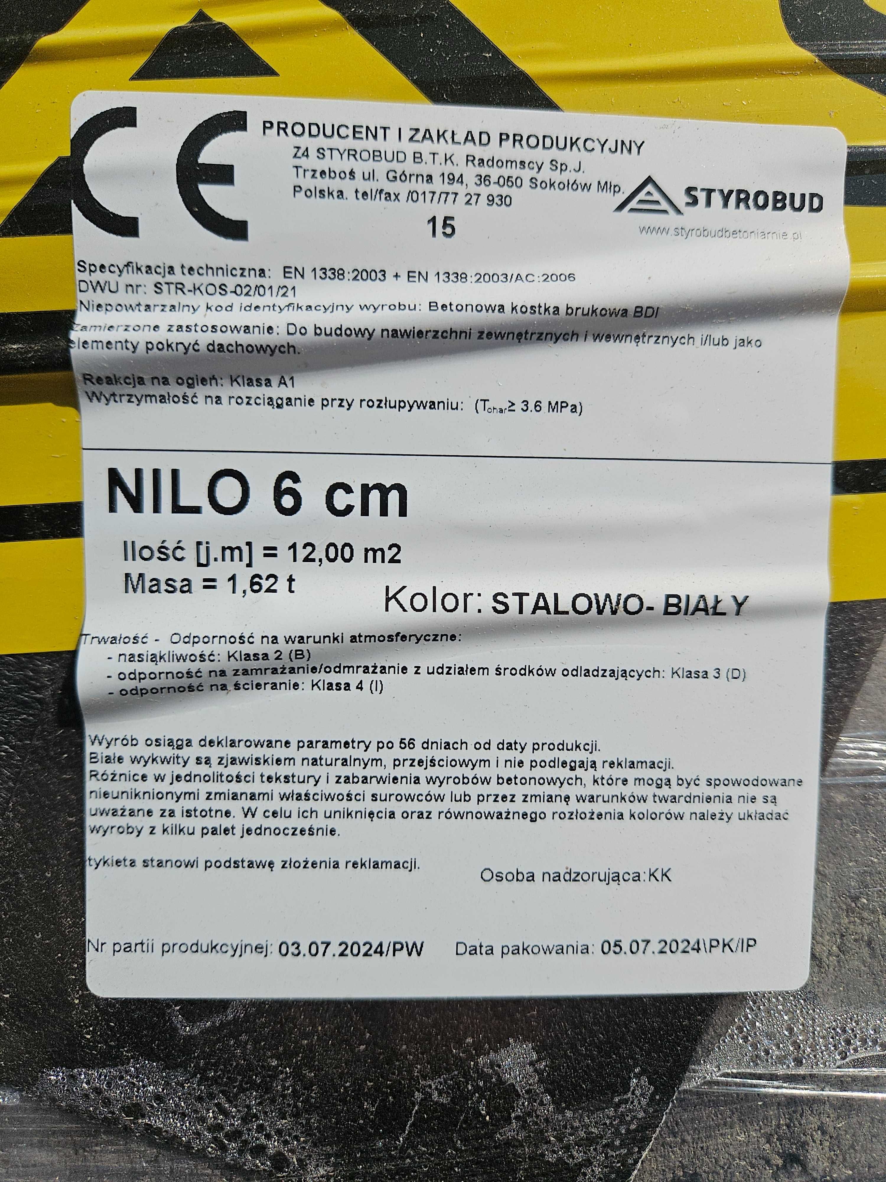 Kostka brukowa Styrobud Nilo™ (6 cm) ColorMix