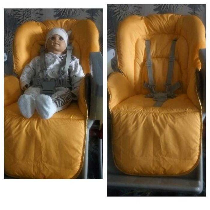 Стульчик кресло для кормления 4+ с новым чехлом Bambi