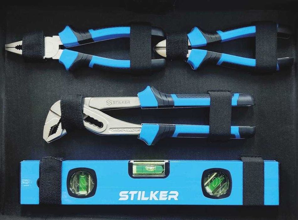 Mala de Ferramentas com 112 Peças de ¼” e ½” STILKER  JR19