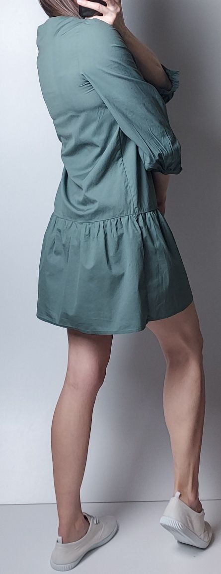 H&M_damska sukienka babydoll_XS