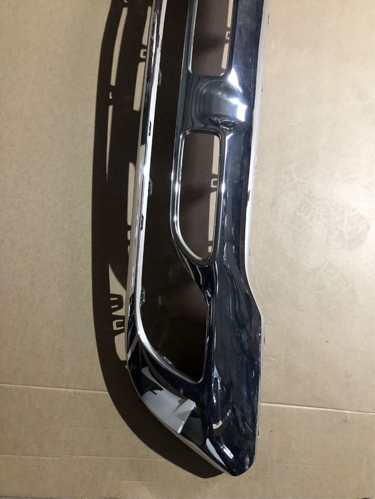 Накладка на бампер (хром) Мерседес Mercedes GLC w253