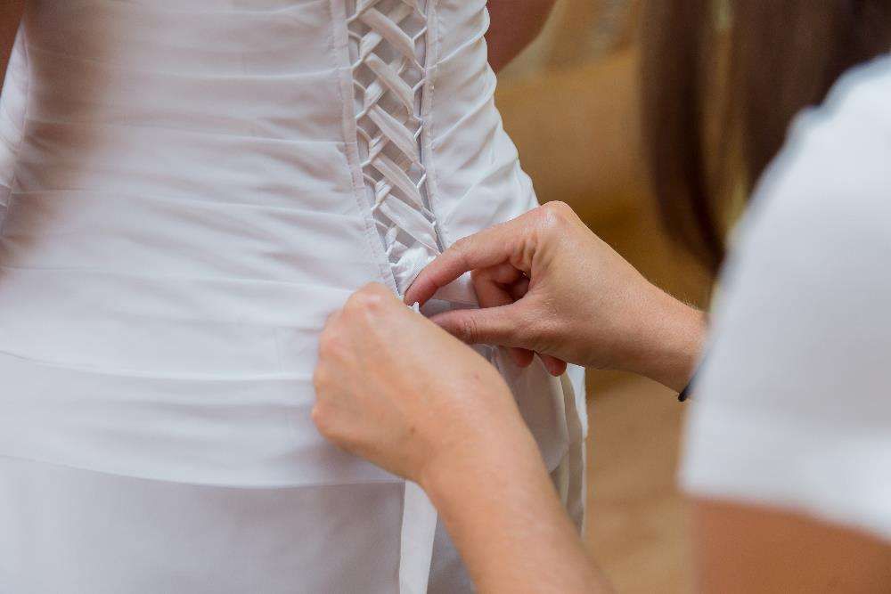 Prosta suknia ślubna 40 biała