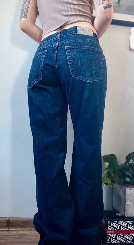 Jeanoswe spodnie szerokie nogawki skate pants jeansy damskie męskie
