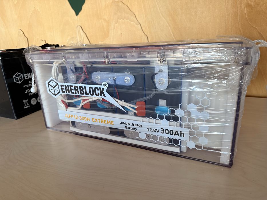 Fabrycznie nowyAkumulator LiFePO4 ENERBLOCK 12.8V 300Ah EXTREME – nowy