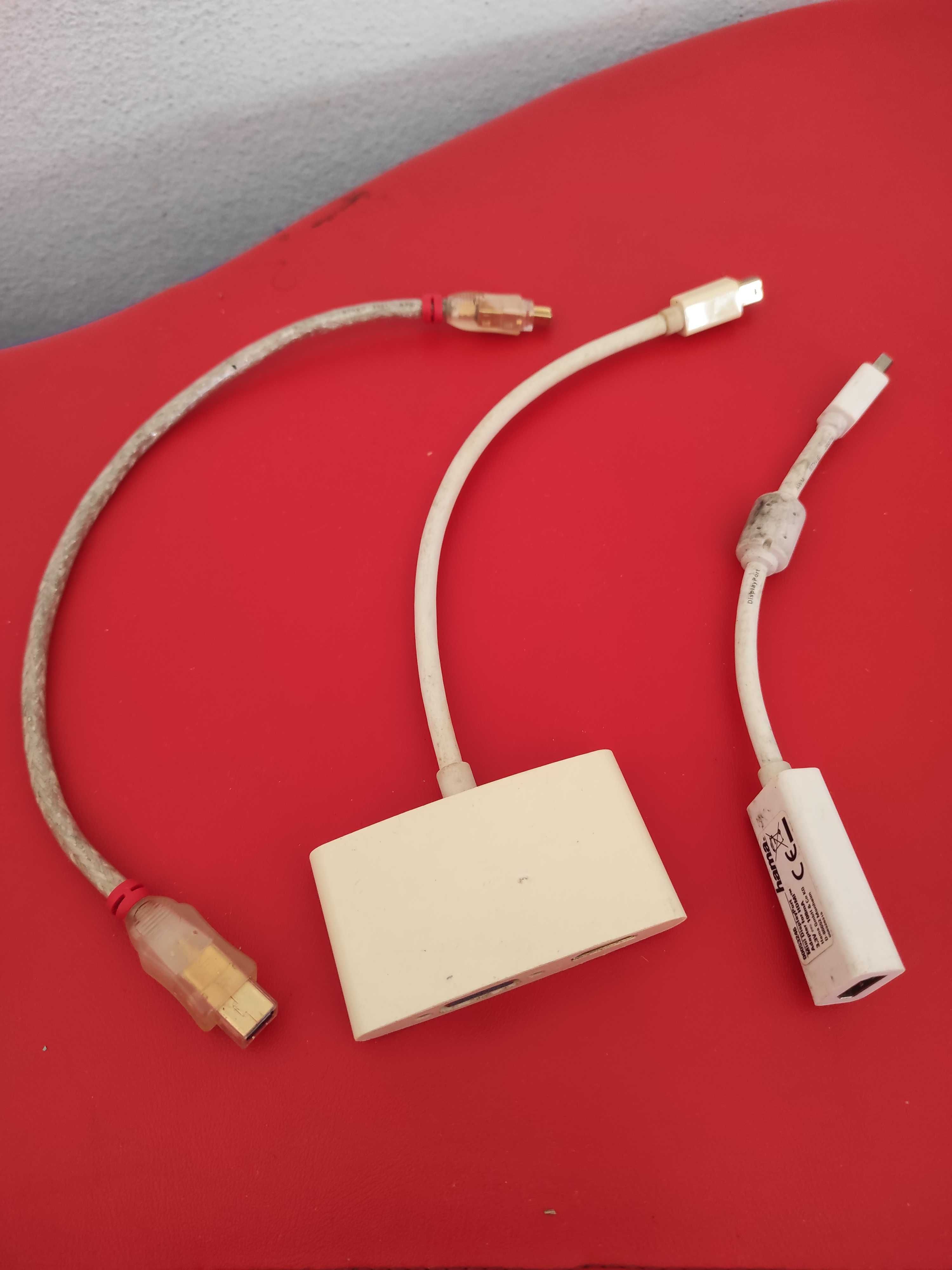 Adaptador Mac thunderbolt para HDMI e VGA