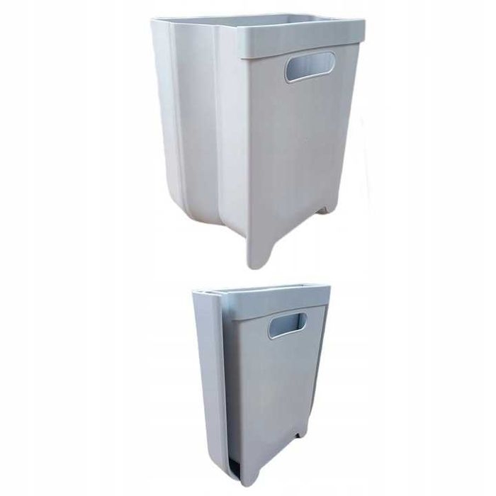 Składany Kosz Na Śmieci Wiszący Na Szafkę 9L