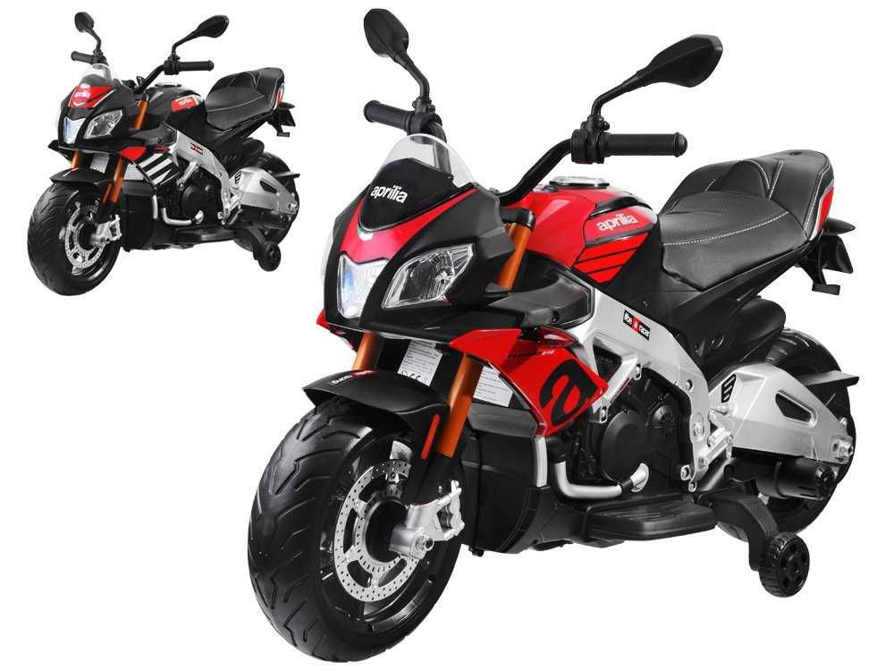 Ścigacz motor n akumulator dla dzieci Aprilia Tuono V4 elektryczny