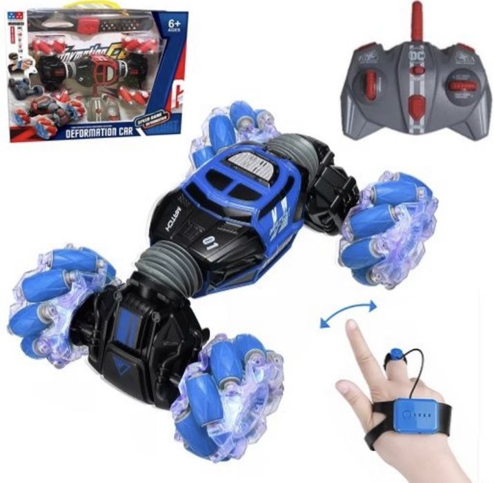 Машинка перевертыш управления жестами руки машина трансформер