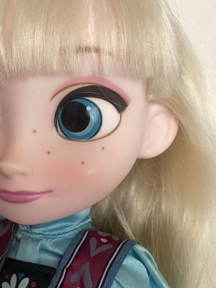 Boneca grande animator Elsa Frozen Disney princesa pequena