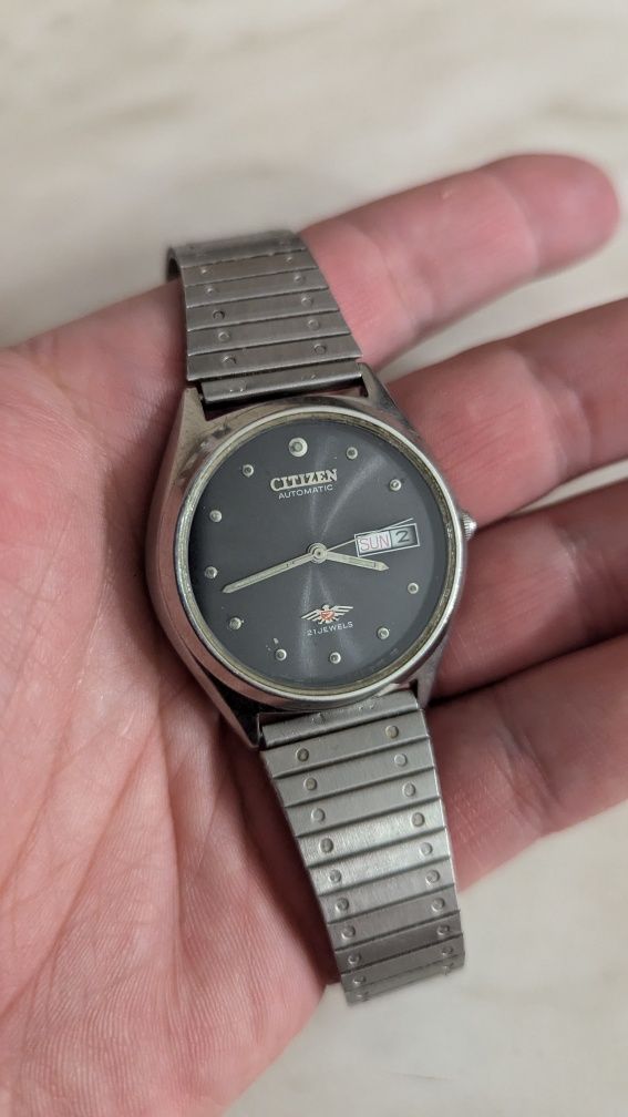 Часы Citizen automatic прозора кришка, годинник Японія