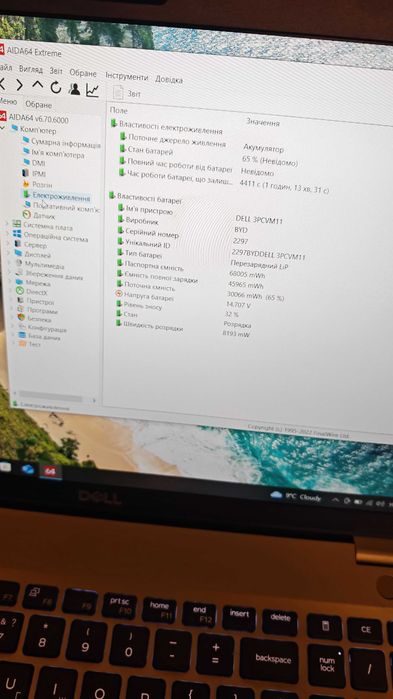 Ноутбук Dell Latitude 5511 15.6" i7-10850H/16Gb/SSD256Gb