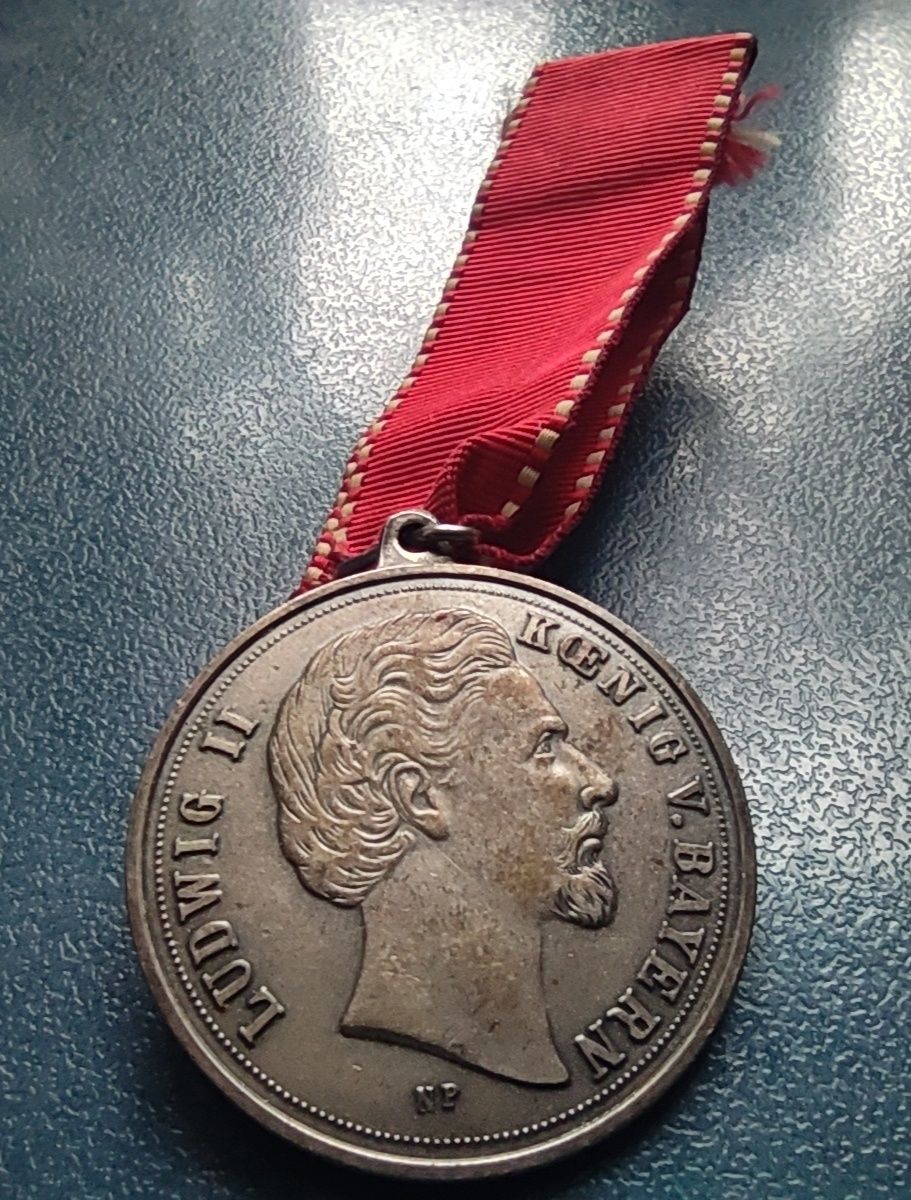Medal Ludwig  II Koenig V. Bayern