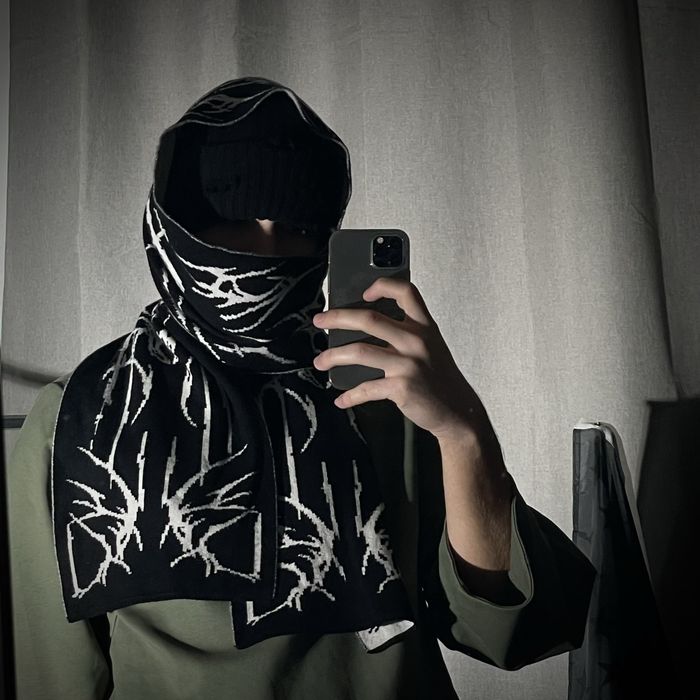 two-sided neo tribal scarf двосторонній шарф у стилі трайбл