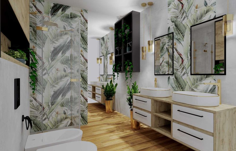 Projektowanie wnętrz . Wizualizacje 3D .