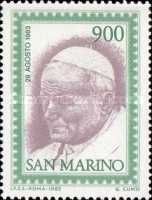 San Marino 1982 cena 1,90 zł kat.0,75€ - Jan Paweł II