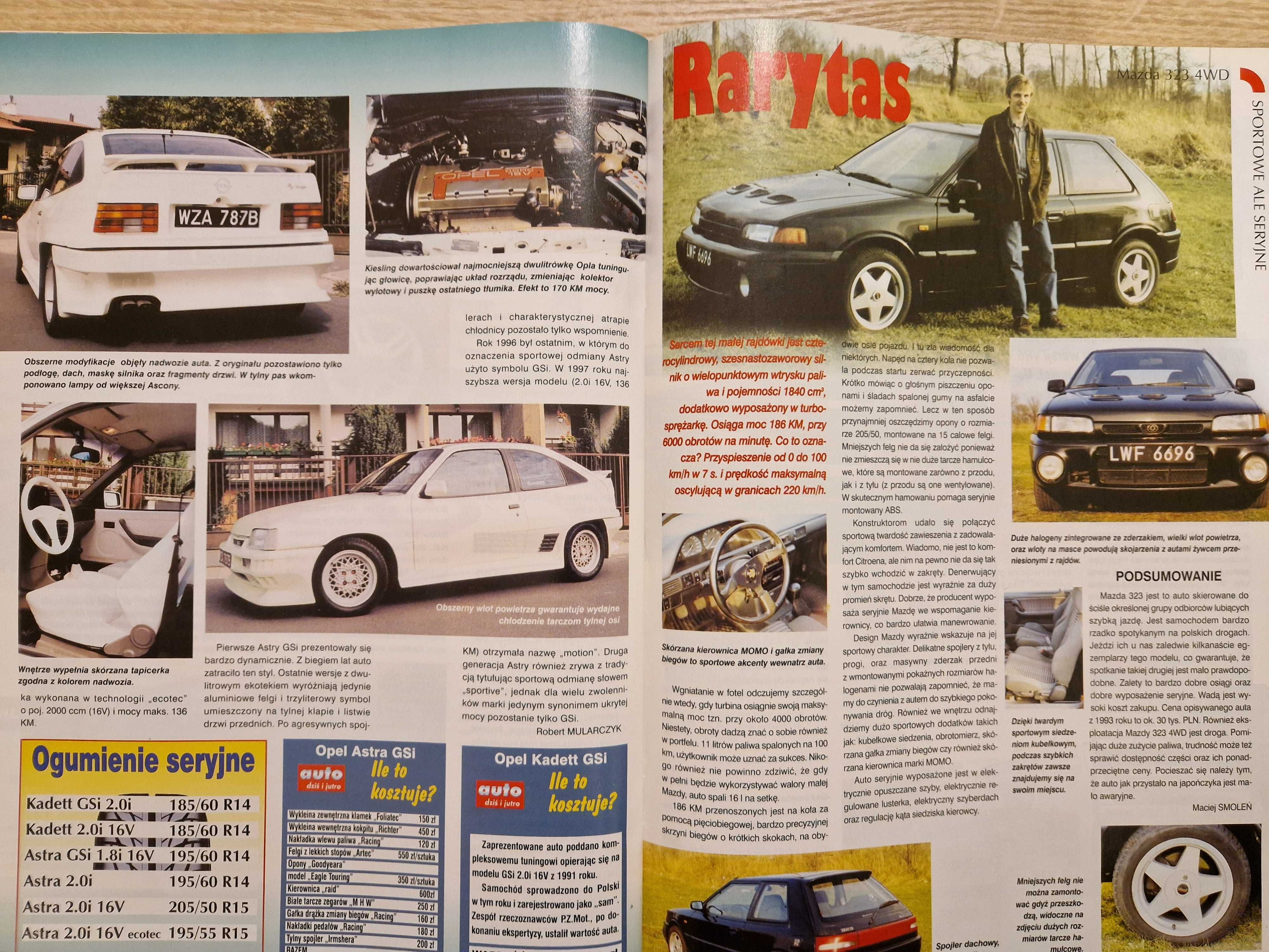Auto dziś i jutro 10.1998 Nr 10 gazeta motoryzacyjna numer archiwalny