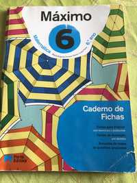 Livro de Fichas de Matemática - 6° ano, Porto Editora