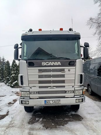 Scania 124c  420KM 4x4 ciągnik siodłowy
