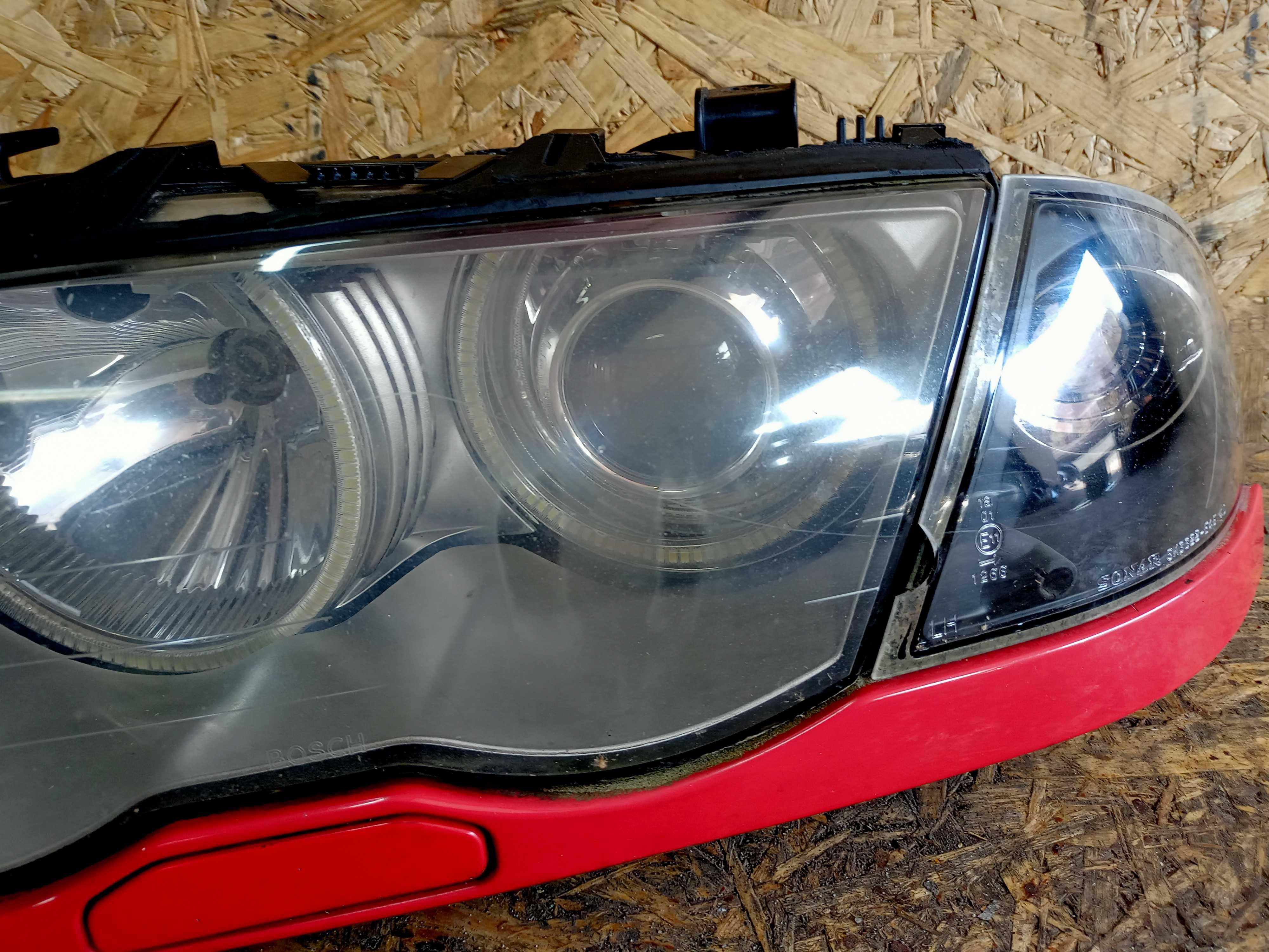 BMW E46 seria 3 lampa prawa lewa xenon kompletne demontaż