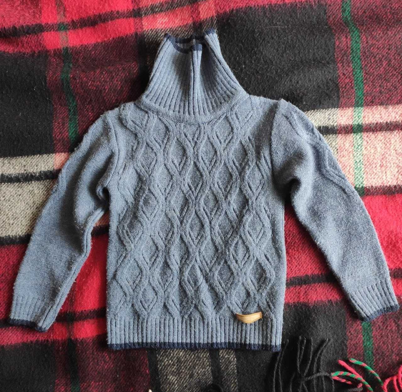 Зимовий светр дитячий для хлопчика 6-7 р