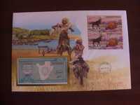 envelope - selos- nota - Burundi