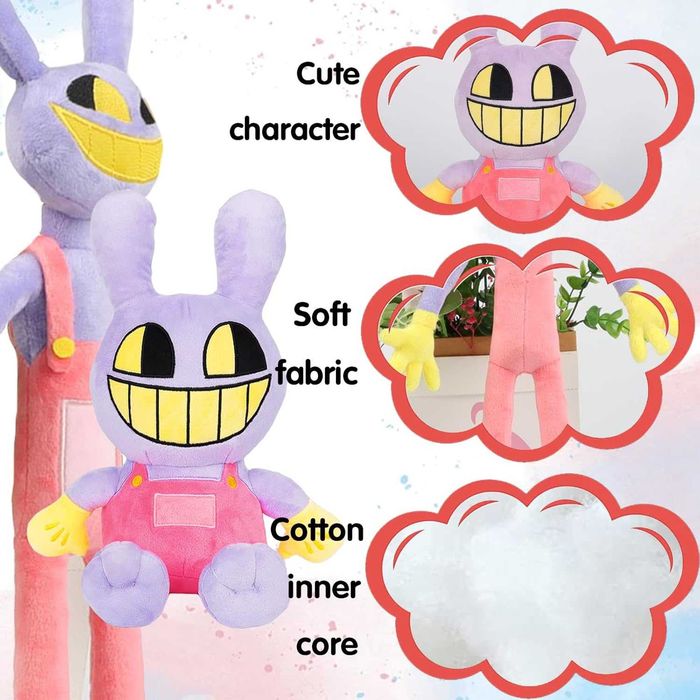 Pluszowa zabawka Pomni i Jax Niesamowity pluszowy cyfrowy cyrk 2 SZT