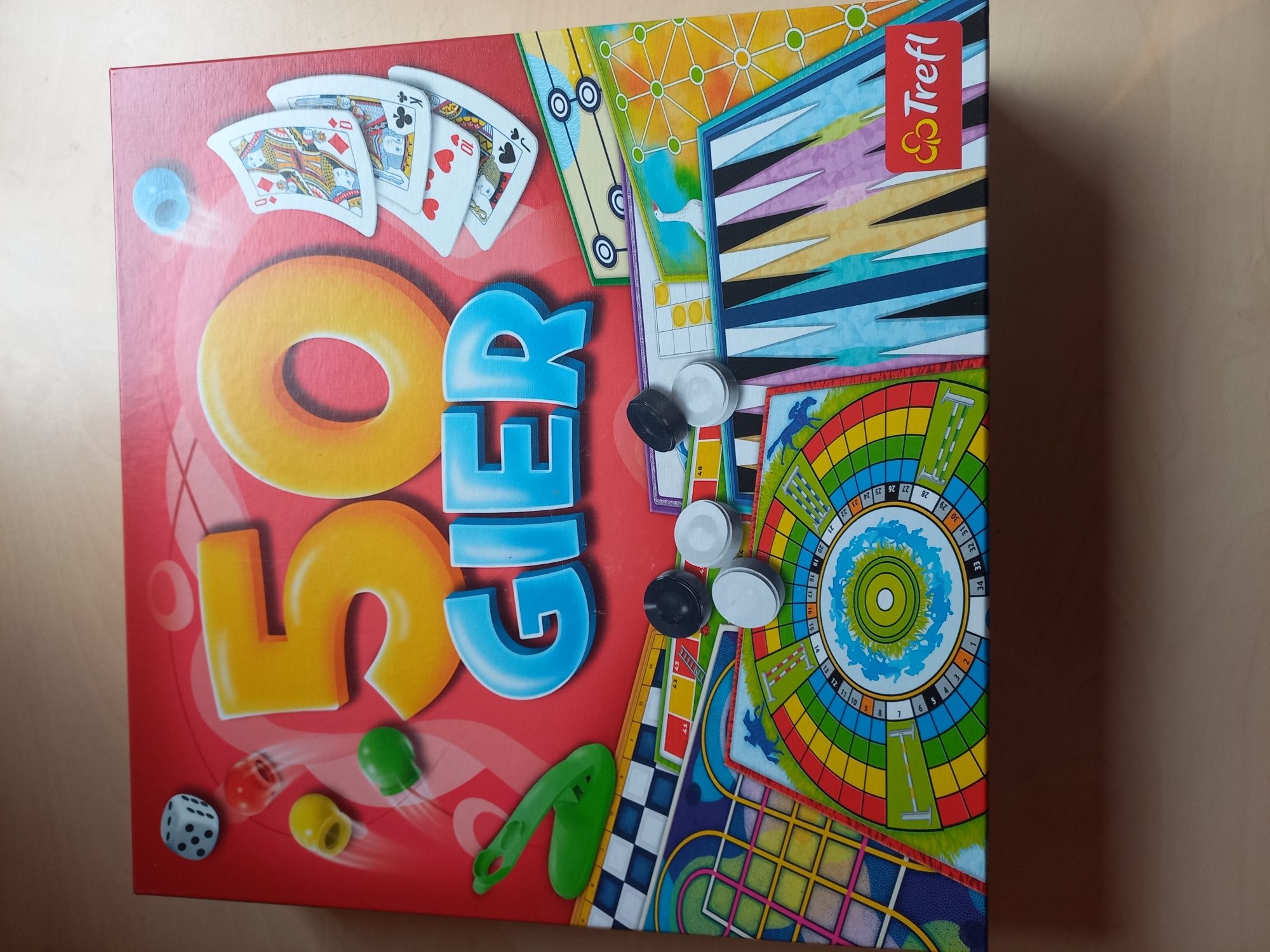 50 gier NOWA kalejdoskop gier Trefl gra edukacyjna dla dzieci