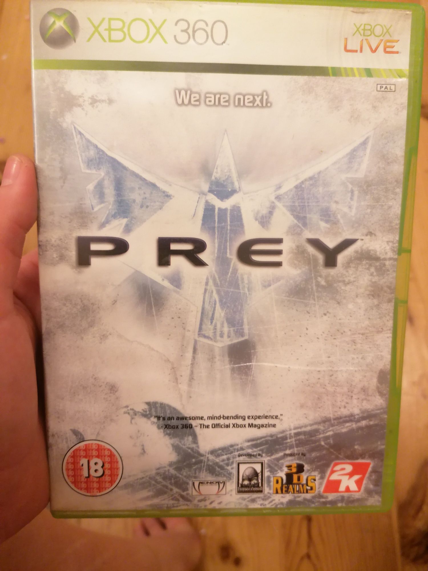 Prey od 18 lat na XBOX 360