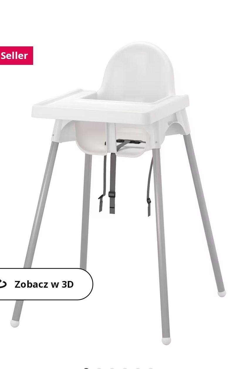 Krzesełko do karmienia Ikea