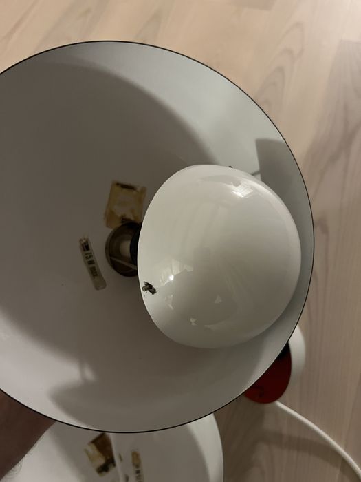 Para lamp Flowepot Verner Panton Louis Poulsen oryginał emaljowane