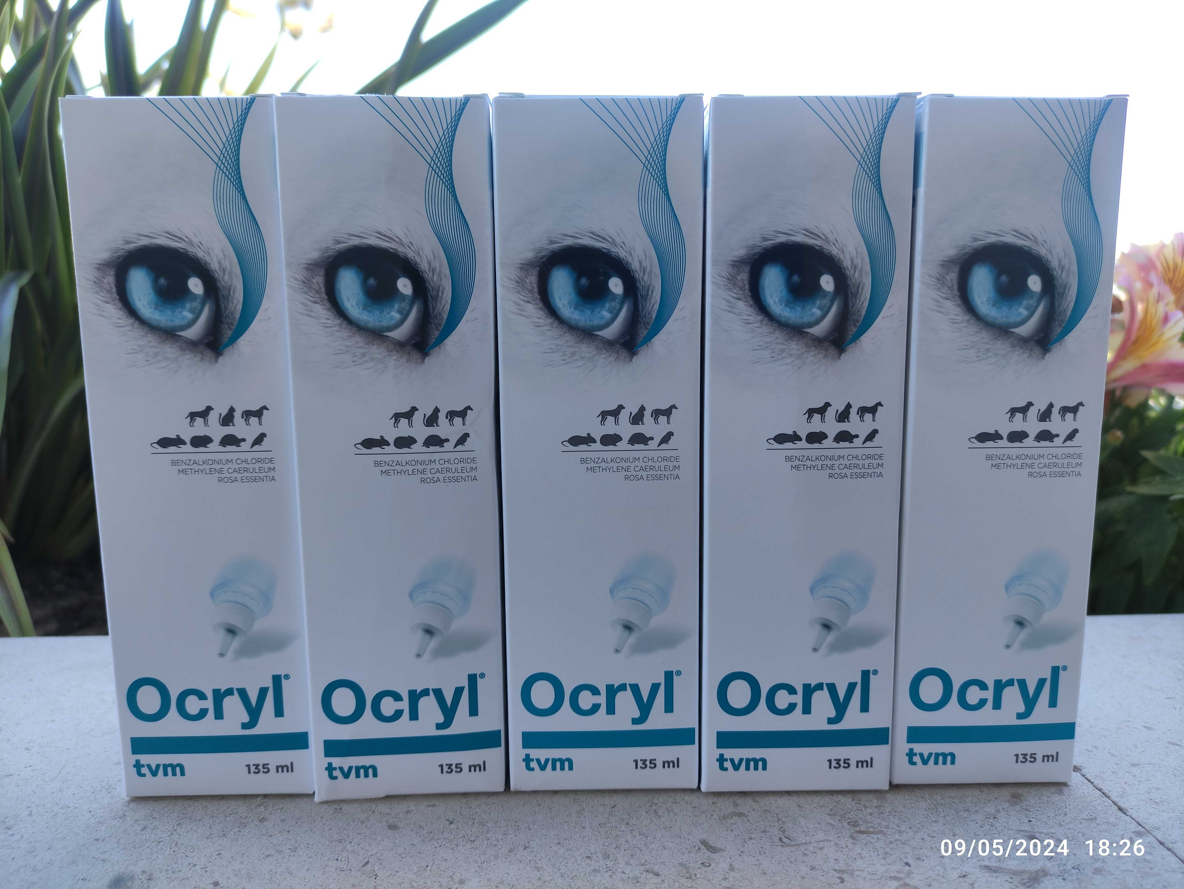 Ocryl limpeza ocular para animais