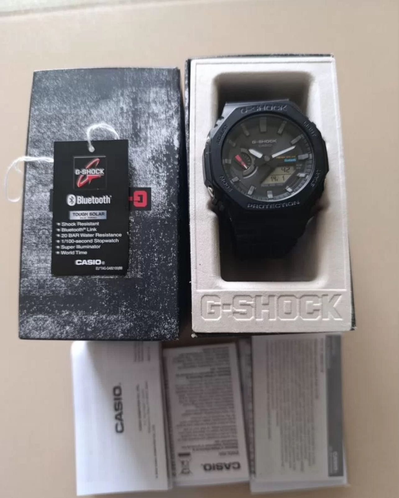 Мужские наручные часы Сasio g shock GA- B2100 1-A