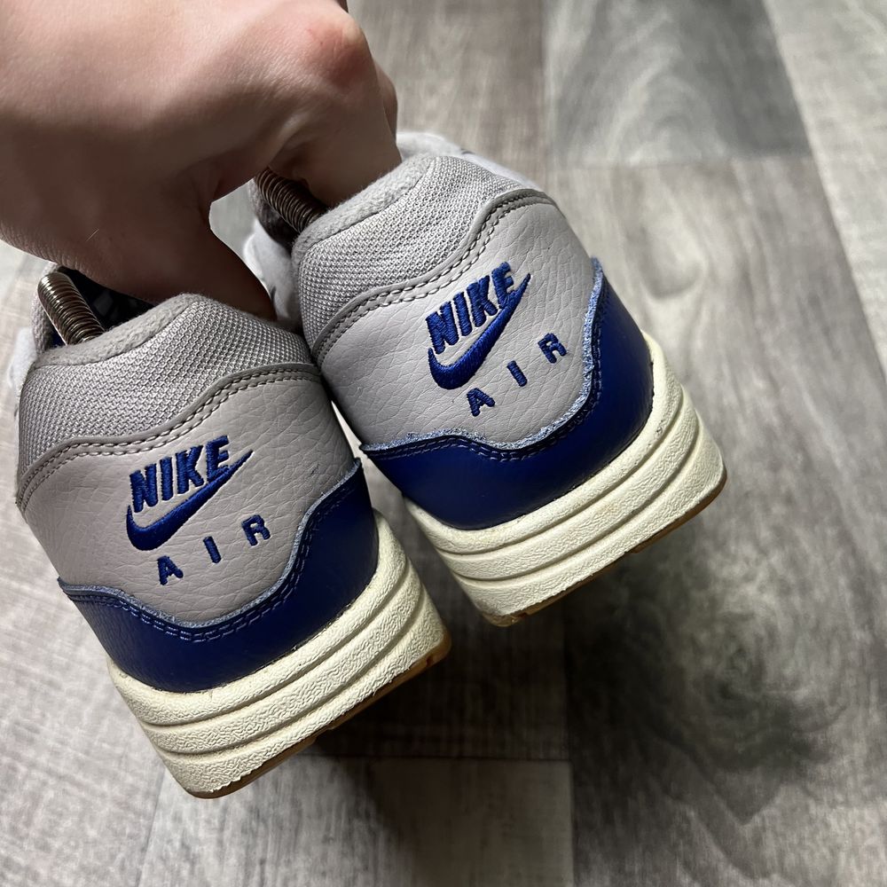 Чоловічі кросівки Nike Air Max 1 Atmosphere Grey Deep Royal Blue 42.5р