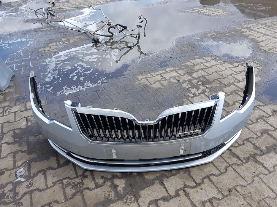 SKODA SUPERB 2 II LIFT 12-15r ZDERZAK PRZÓD LA7W
