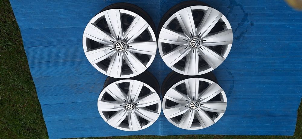 Felgi stalowe 16 cali T-Roc,Karoq,Ateca + kołpaki VW