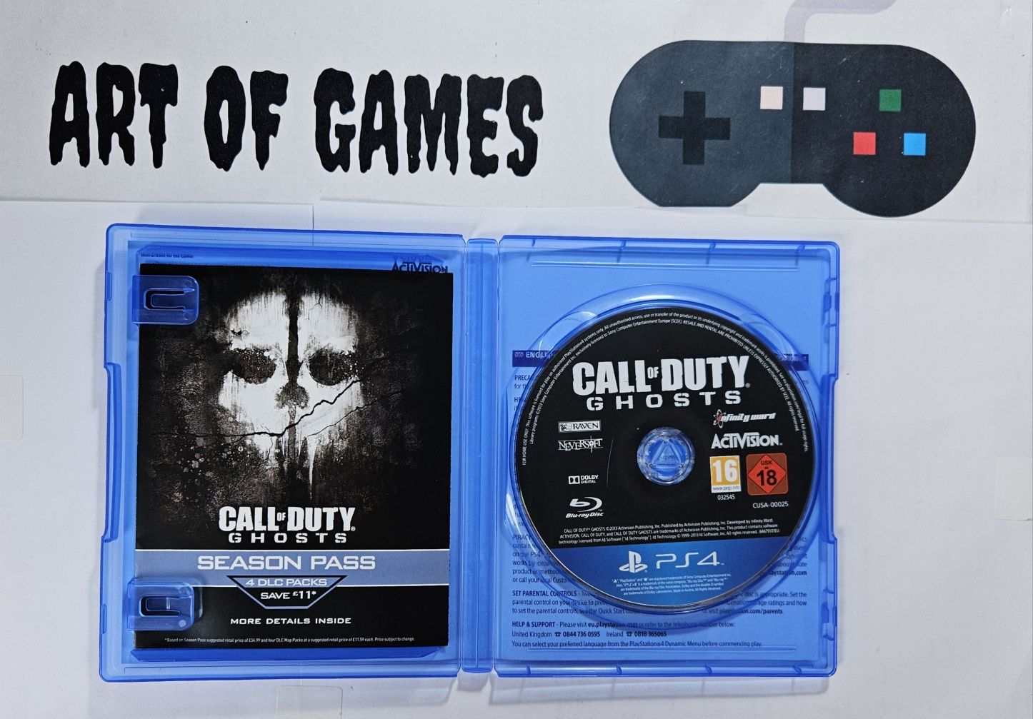 Call of Duty Ghosts Ps4 Ps5 Playstation 4 5 COD Call of Duty Ghost