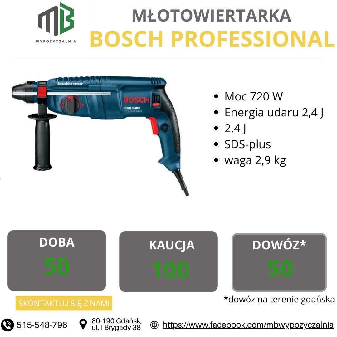 Wynajem Bruzdownica / szlifierka / Młotowiertarka / Młot