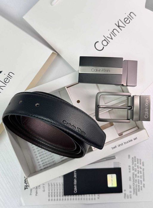 Мужской Кожаный ремень Calvin Klein