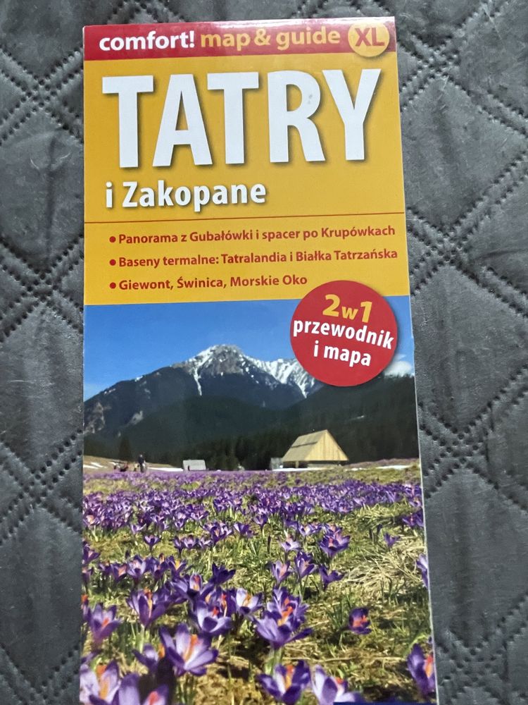 Tatry i Zakopane - mapa .