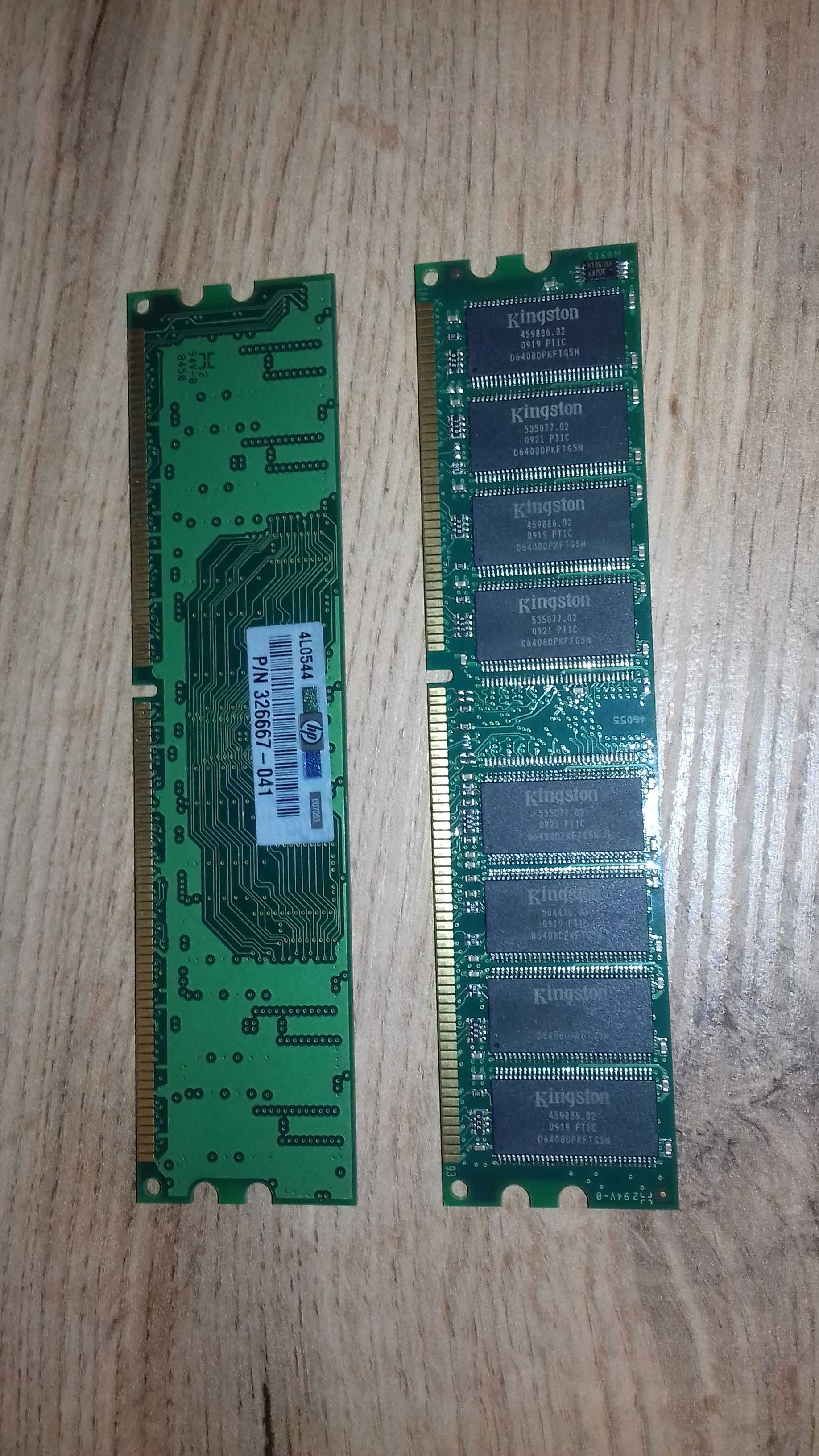 Pamięć RAM 2 x 256 MB DDR 400Mhz Kingston Nanya