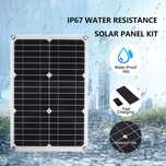 Painel solar carro barco casa semi-flexivel à prova de água 20W NOVO