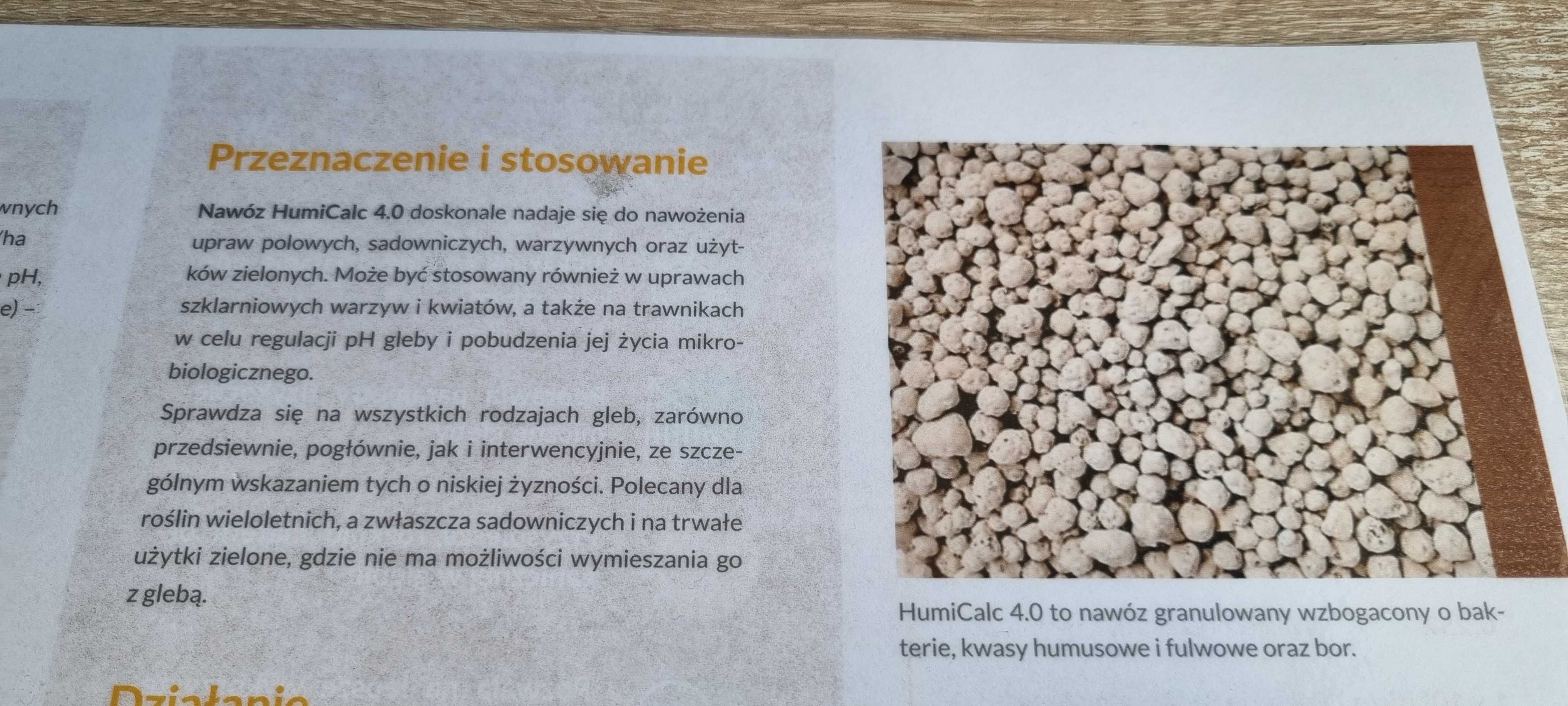 HumiCalc aktywator glebowy wapno bakterie bor węgiel organicz promocja